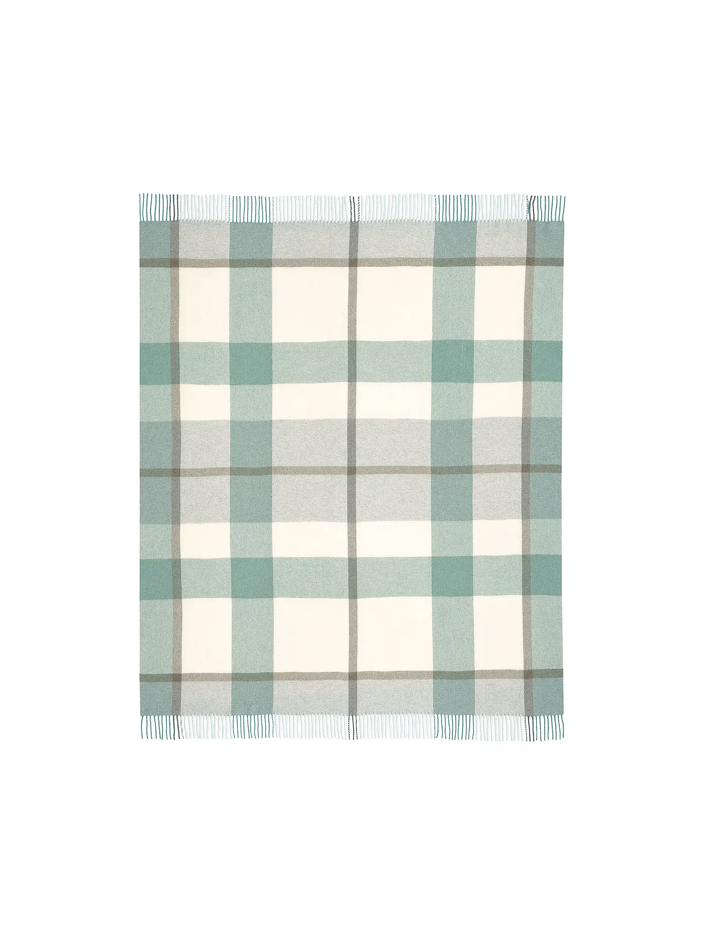 BIEDERLACK | Wohndecke Plaid MODERN CLASSIC 130x170cm Bergamo Green | 